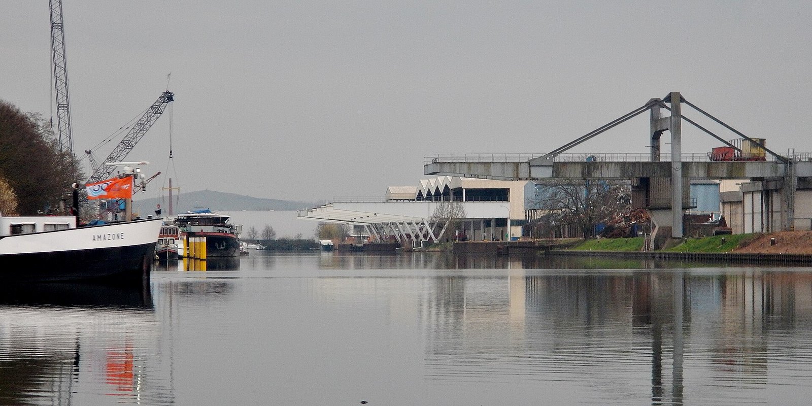 Hafen Heilbronn am Neckar bei Neckargartach
